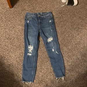 Old navy extra high rise rockstar super skinny jeans